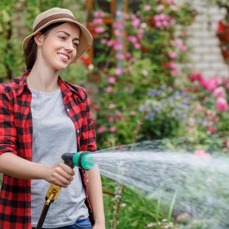 Portable Sturdy Brass 3/4Inch Hose Shutoff Valves Convenient for Outdoor Faucets and Sprinkler Systems Daily Use