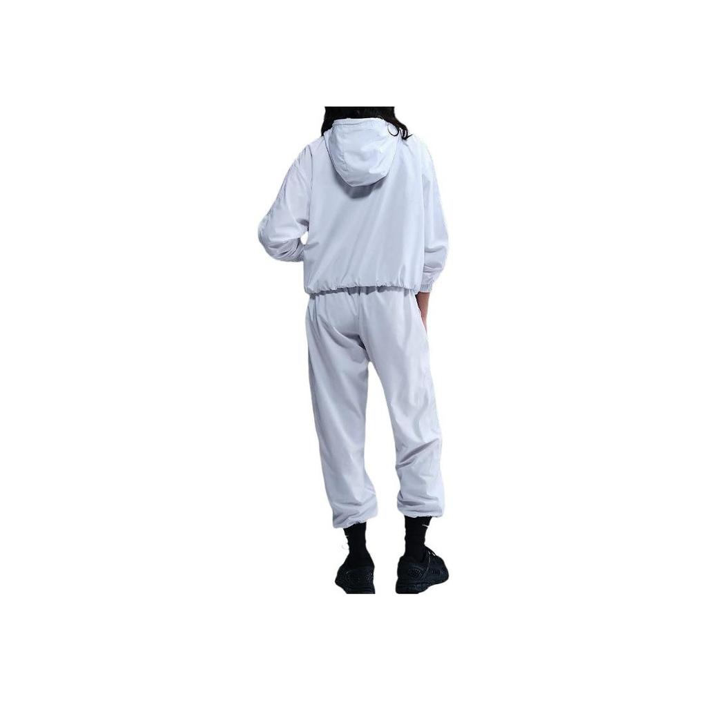 Nike Logo Oversized Kurtka z Kapturem Zapinana na Zamek Damskie kurtki Biały FV6299-100