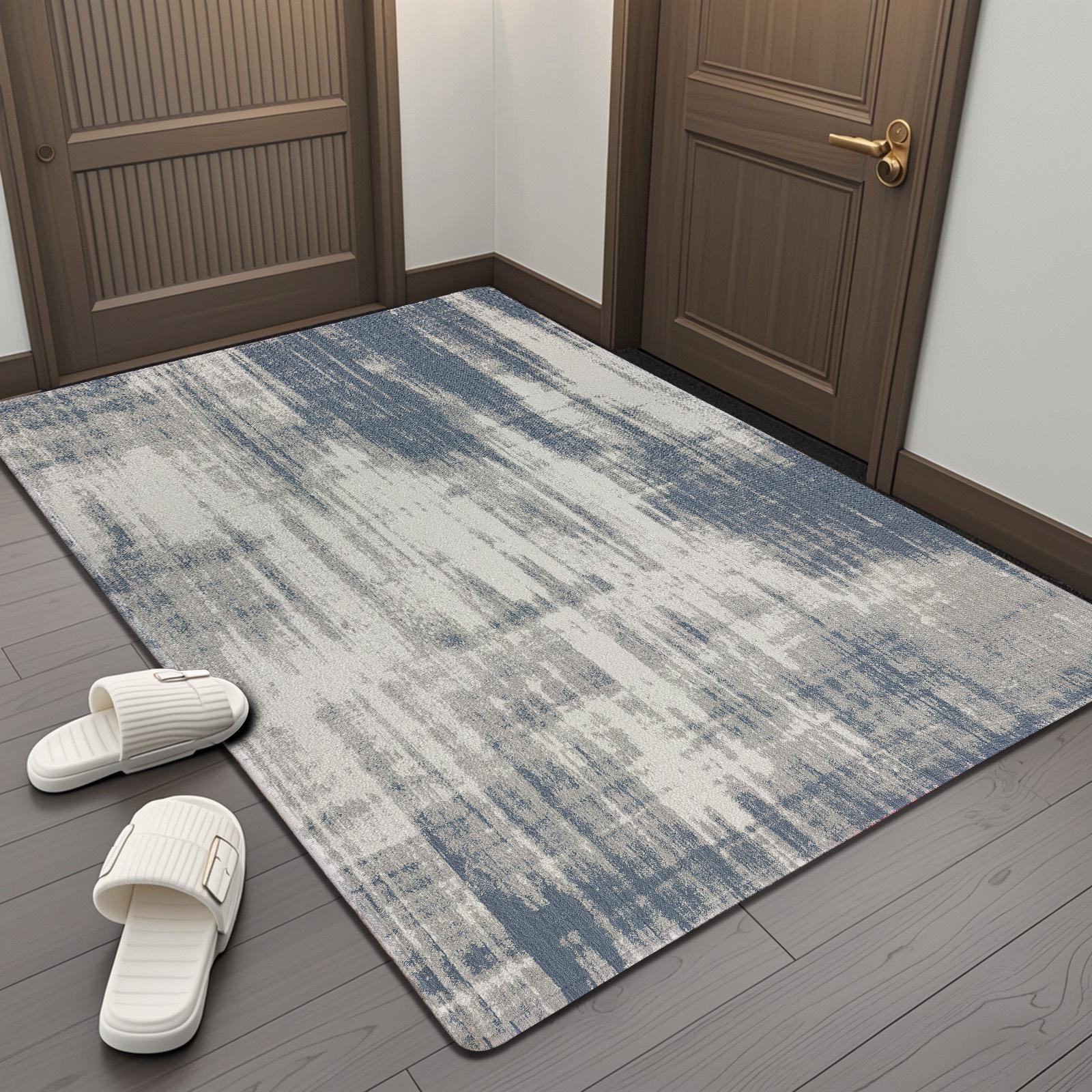 Entrance Door Mat Carpet Nordic Retro Door Mat Entrance Foyer Home Living Room Mat 40*60cm