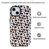 Sweet and cool babe feeling full of wild leopard print Apple 17 mobile phone case iPhone12promax 2-in-1 protective case