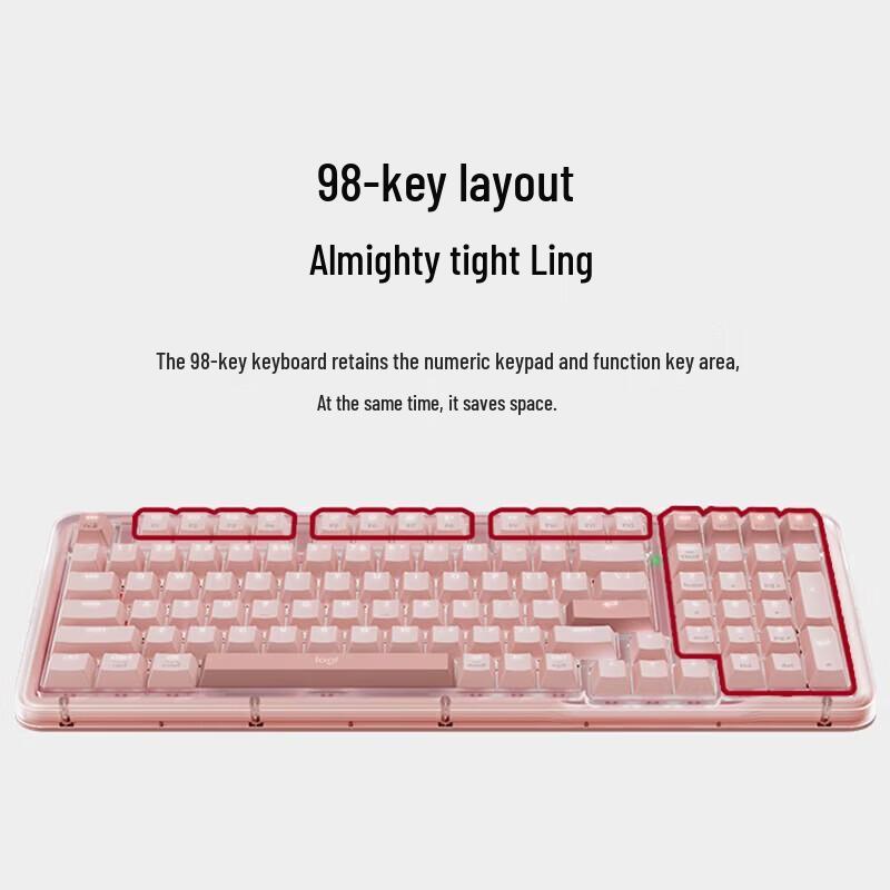 Logitech ALTO KEYS K98S AI Custom Wireless Mechanical Keyboard
