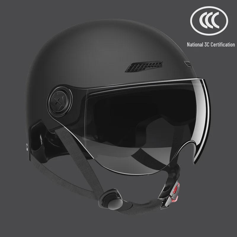 

Сертифицированный 3C Универсальный Электрический Транспорт HD Полушлем для Мужчин и Женщин – Все Сезоны One Size