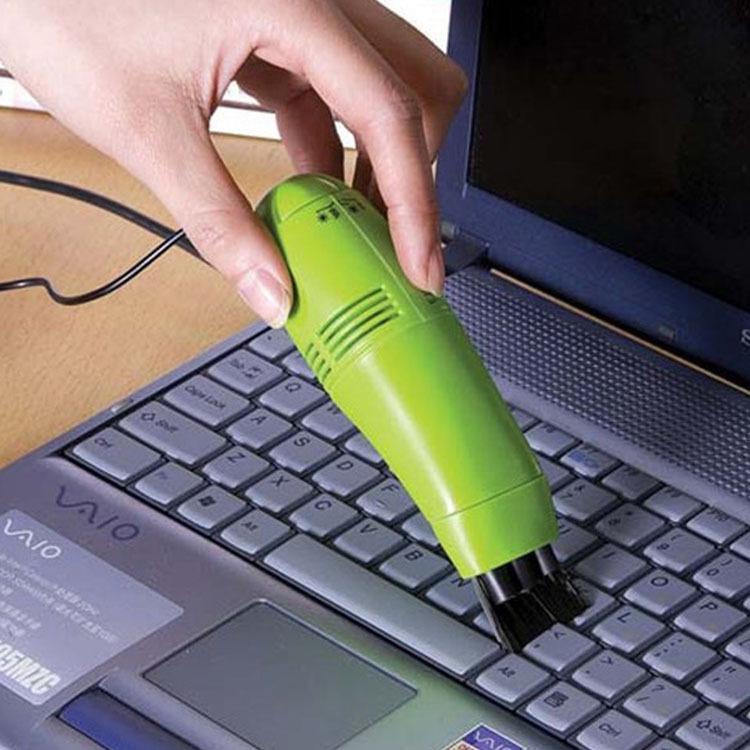 Mini aspirator de tastatură USB, perie de praf pentru curățarea microcomputerului, aspirator USB pentru notebook