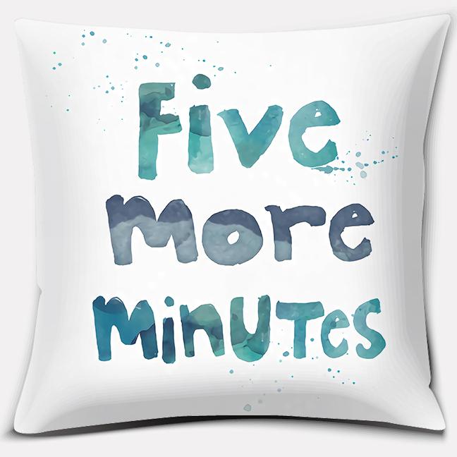 Blue and Green Fresh Decoration Series Pillow Gift Home Office Decoration Pillow Bedroom Sofa Car Cushion Cover