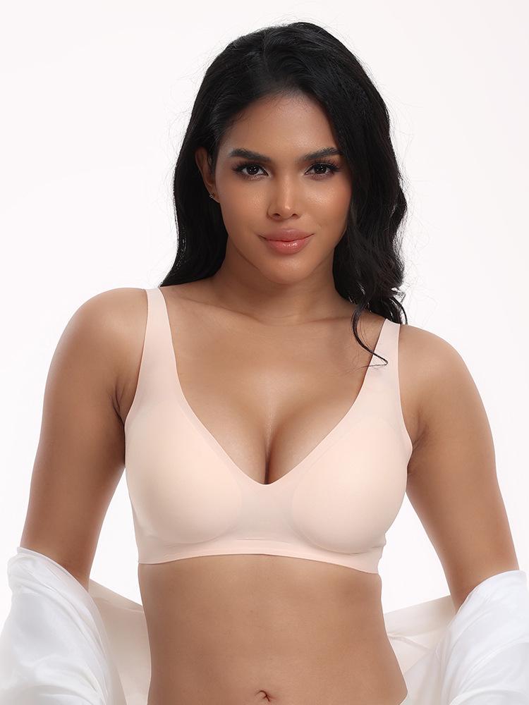 Cross-border Women's Seamless Wire-Free Full-Coverage Bra - Comfortable & Hot-Selling