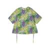 JNBY 25 Autumn Floral Print Round Neck Loose Short Sleeve Shirt