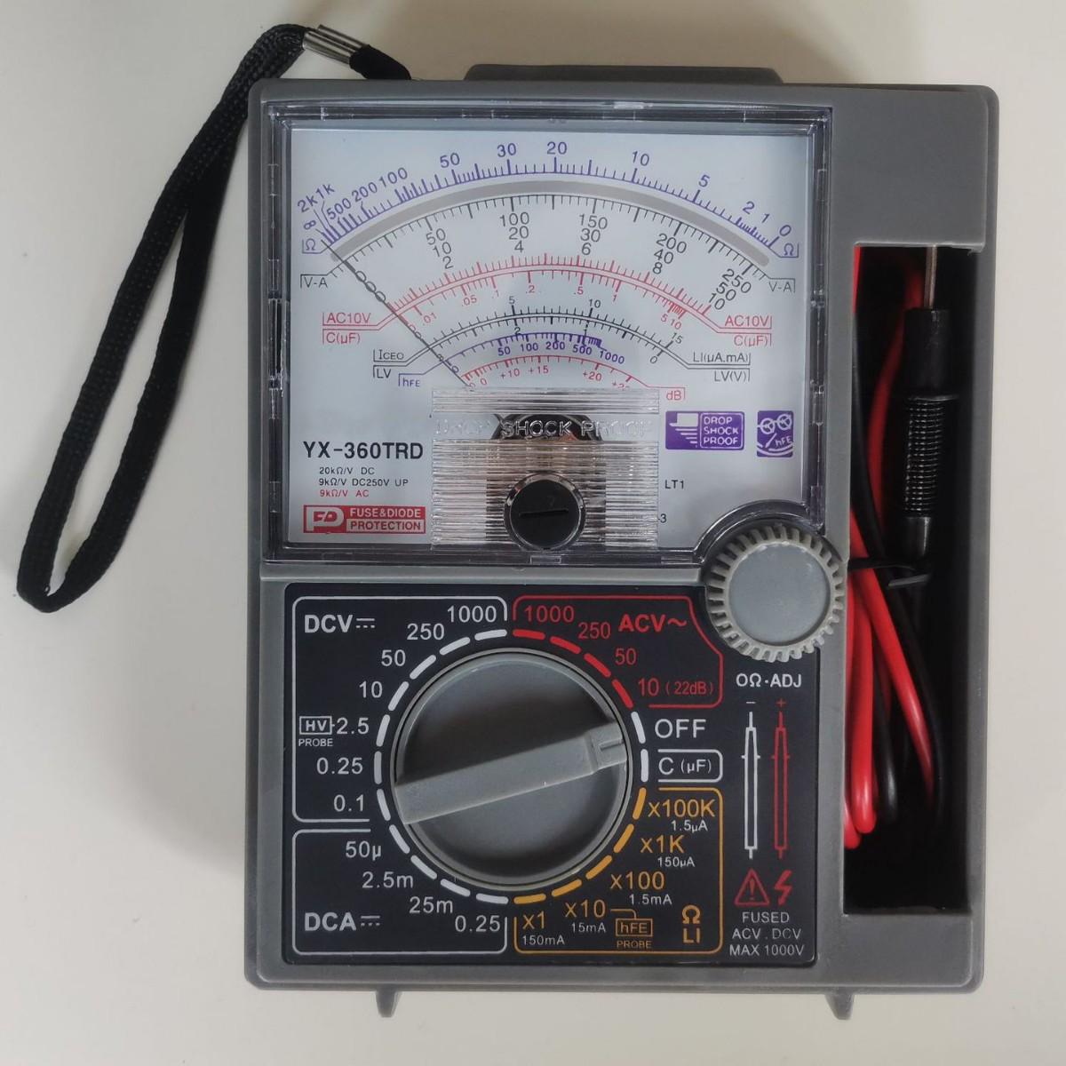 

Gray YX-360TRD High-Sensitivity Multifunctional Mechanical Multimeter