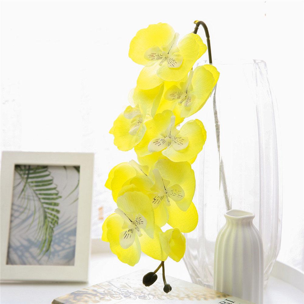 Artificial Flowers Butterfly Orchid Bouquet Fake Plants Phalaenopsis For Home Decor Garden Party Wedding Decoration Accessories