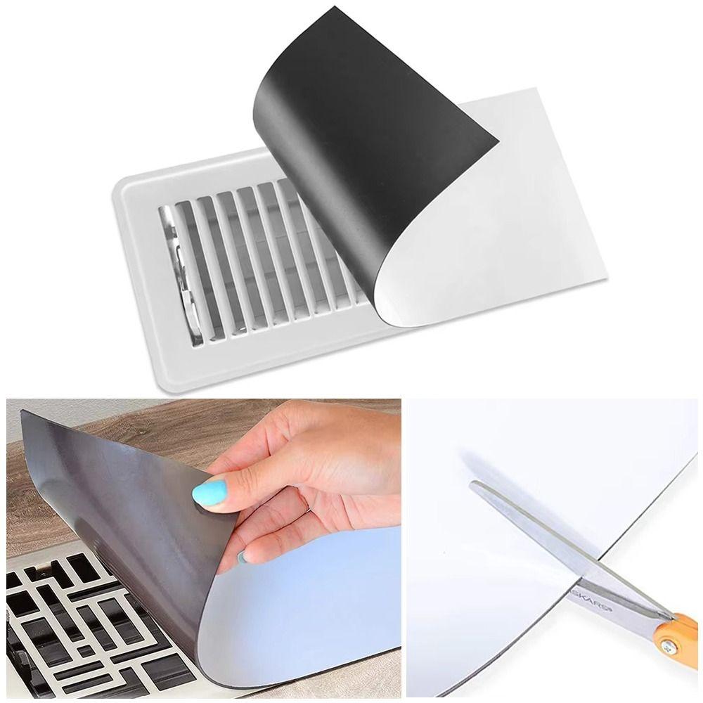 Magnet Sheet Magnetic Vent Covers Air Circulation Air Vent Exterior Wall Vent Cover PVC Adhesive Ceiling Vent Covers Floor Vents