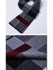 100% Pure Wool Men's Knitted Scarf - New Autumn/Winter Korean Style, All-Match Thick Warm Neck Scarf, Gift Box Included