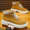 Martin Boots Men's New Autumn Versatile Shoes Dirt-resistant, Breathable, Shock-absorbing High-top Casual Shoes