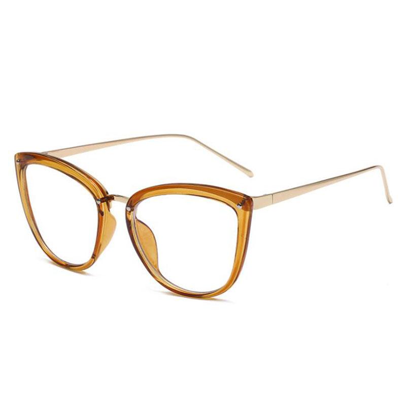

Feminine Optical Myopia Glasses Vintage Brand Design Clear Cat Eye Blue Light Blocking Glasses Women Eyeglasses Degree 0 To -6.0 0