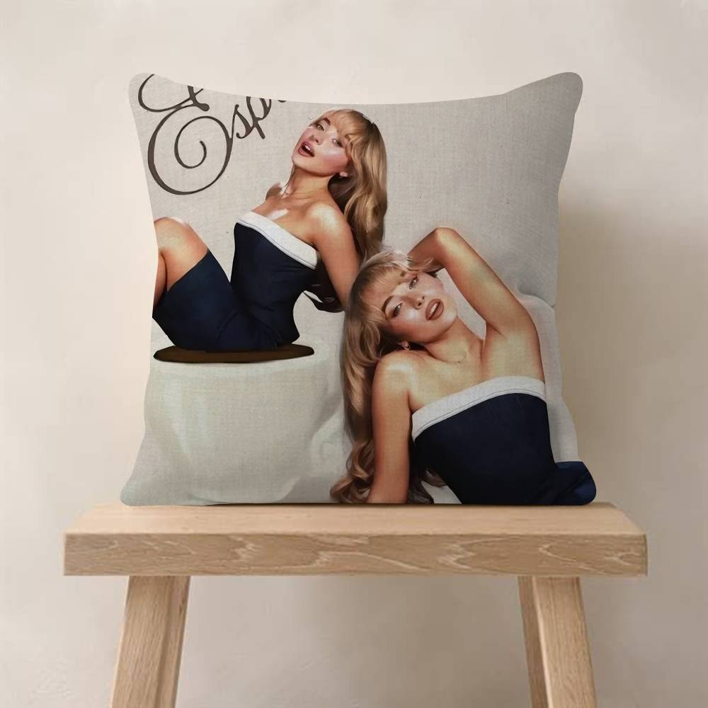 Fashion Singer SSabrina CCarpenter Pillow Cover Sofa Cushion Cover Home Room Decoration Children Gift