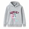 Kids Boys Girls Pullover Hoodie Cool Leopard Lightning Print Stay Hungry Long Sleeve Casual Sweatshirt for Children