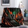 Vene-zia Football Throws Blanket Flannel Blankets Plush for Couch Bed Gifts for Men Women Travel picnic blanket Christmas fan gifts