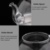 Tetera de Cristal 800/1100ML Estufa de Gas Cocina de Inducción Hervidor de Agua Tetera China Con Filtro Resistente al Calor Té de Flores