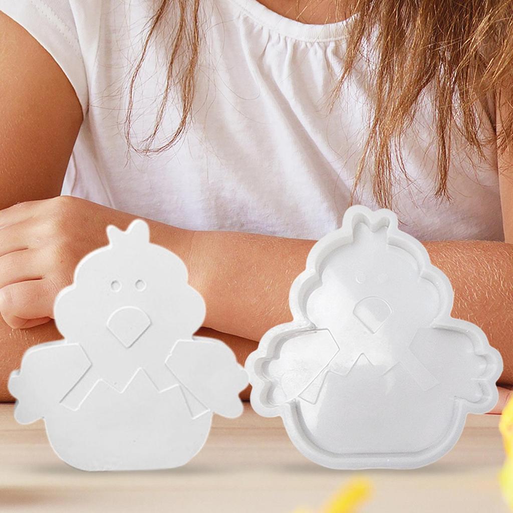Bunny Silicone Mold Easter Bunny Statue Silicone Mold Children Adults Beginners-Friendly Casting Mould Easy Release For Cake