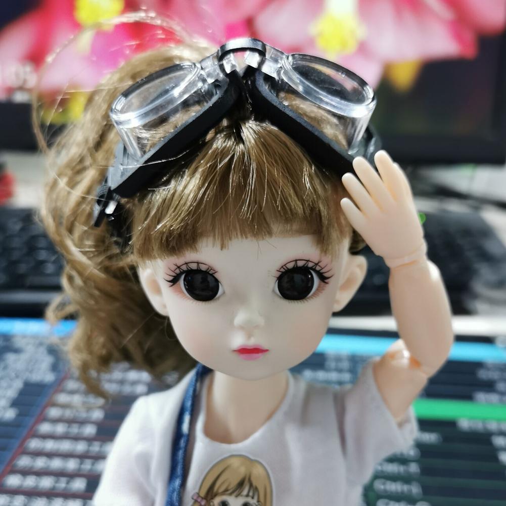 Pentru ochelari Labubu de 15 cm Ochelari drăguți de plastic de 8 cm Păpuși Jucărie Accesorii ochelari