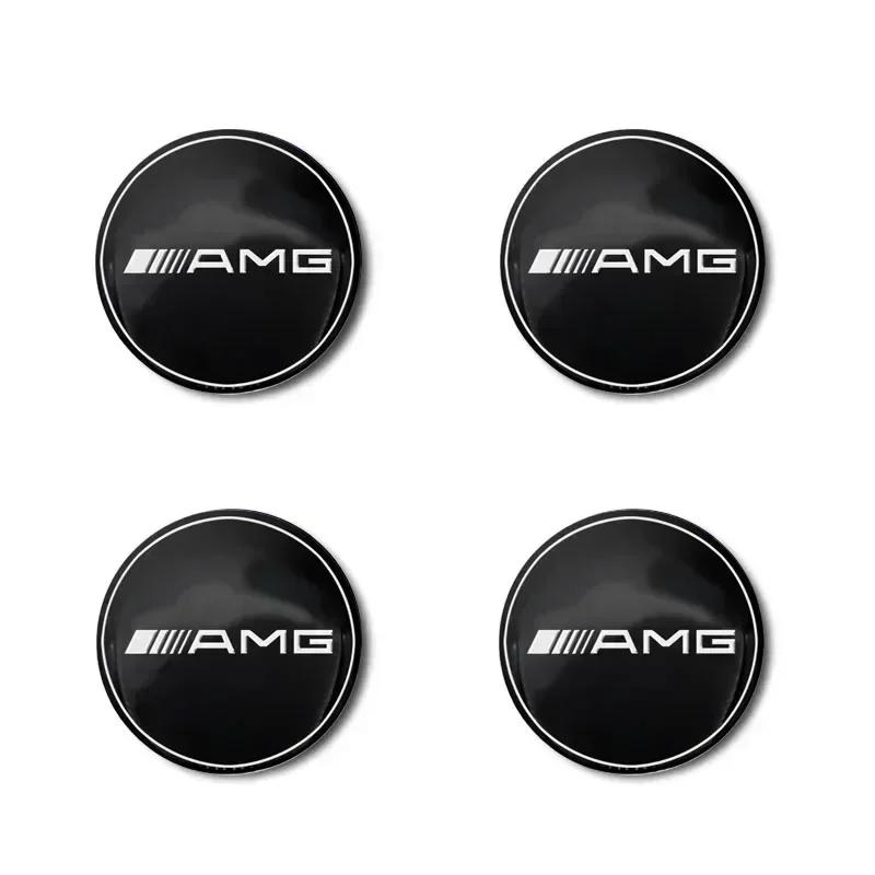 

Car Sticker For Mercedes Benz 4Pc Car Wheel Hub Center Cap Sticker Metal Emblem Sticker For Mercedes-Benz AMG C450 C200 C220 C25