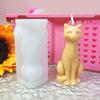Multipurpose 3D Lovely Cats Flexible Silicone Mold Portable for Resin and Plaster Art Projects and Special Gifts