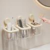 Space Saving Toothbrush Holder For Small Bathrooms Self Adhesive Bathroom Rack Organiser For Bathroom
