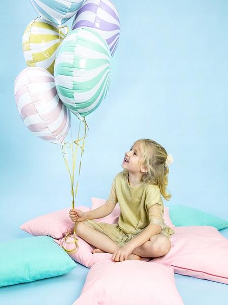 Candy Foil Balloon, 45cm, Light Pink 1pc