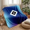 Hamburger SV Football Print Flannel Blanket, Soft Warm Lightweight Throw Blanket for Sofa Bed Camping