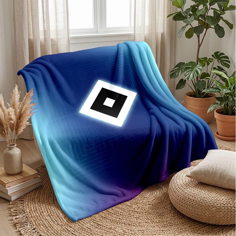 Hamburger SV Football Print Flannel Blanket, Soft Warm Lightweight Throw Blanket for Sofa Bed Camping