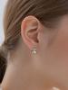 Hyeres Lor Subuni Flow Silver (W) One-Touch Earrings Hl6E55614W9Xxx