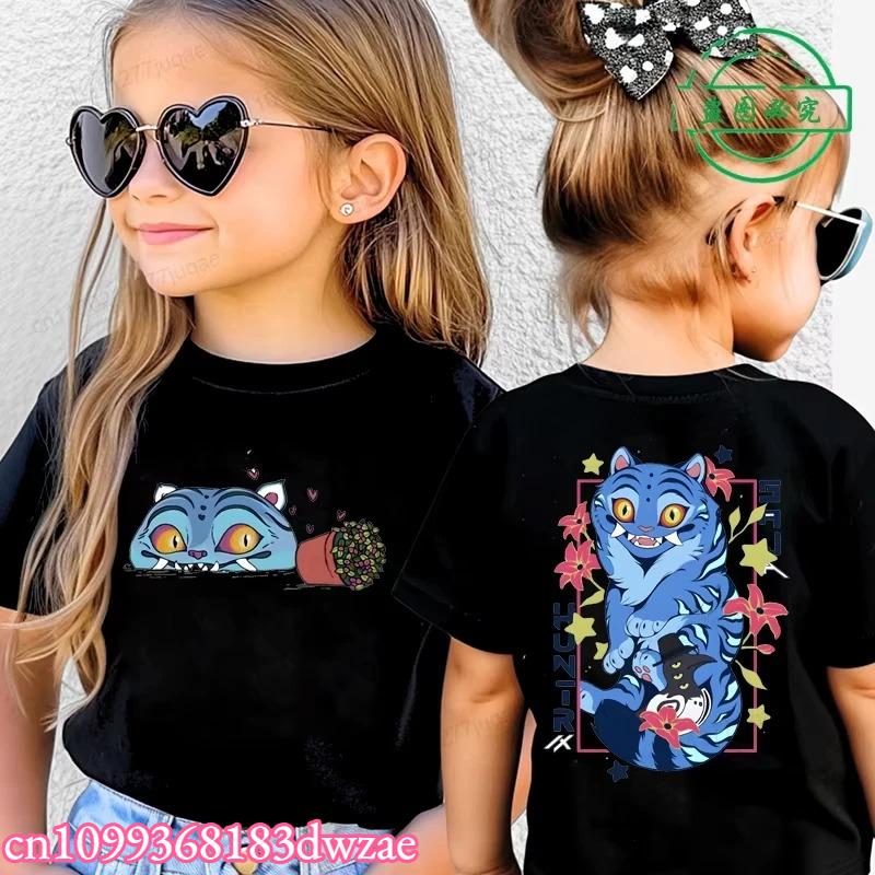 Devil Hunter Children's Clothing Summer Cartoon Clothing Fashion Children's T-shirt