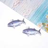 Acryl makreel vis sleutelhanger accessoire