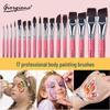 Giorgione 17-Piece Kids' Face & Body Paint Brush Set