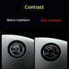 AAAJA1 2026 Hot For SKODA 46MM Car Steering Wheel Logo Emblem Sticker for Skoda Rapid Fabia Octavia Superb Laura VRS Yeti Kodiaq Karoq