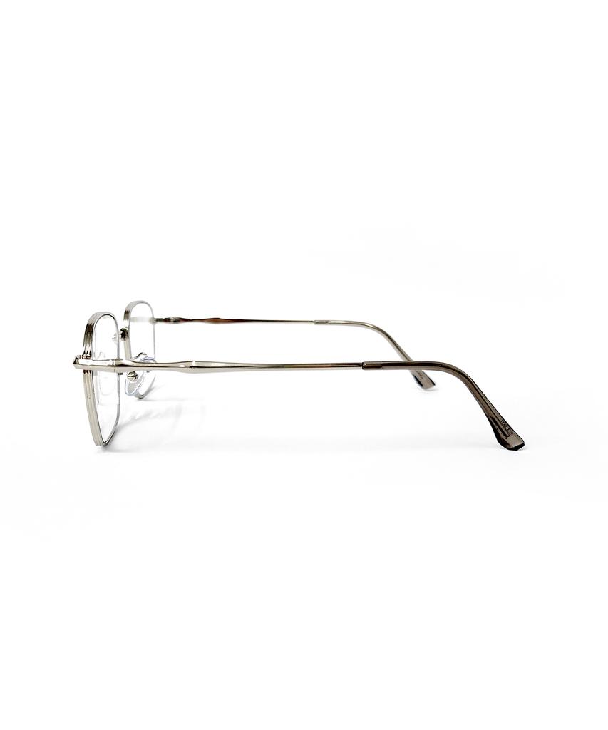 MAISON MASTER Slap Silver Glass Glasses [Blue Light Blocking Lenses]