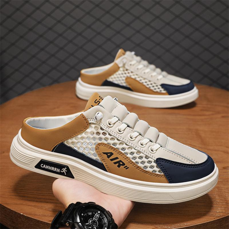 Fashion CYYTL Mens Summer Slippers Casual Outdoor Shoes Breathable Sneakers Walking Hiking Luxury Fashion Designer Loafers House Slides