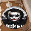 The Clown's Fiery Rise Round Rug for Livingroom,Bedroom, Palyroom, Chair Rug, Area Rug, Circle Carpet, Large Size Decor Fan Christmas Gift