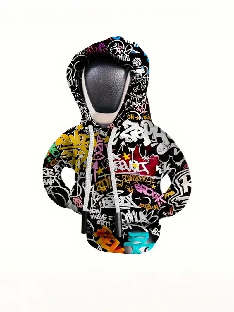 

Universal Car Gear Shift Knob Hoodie, Mini Hoodie for Car Gear Shifter, Car Accessories and Decorations чёрный