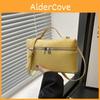 Crocodile Pattern Womens Fashion Pu Square Handbag With Zipper Closure For Casual Outings