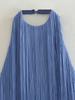 2026 Summer European-American Tassel Backless Halter Mini Dress