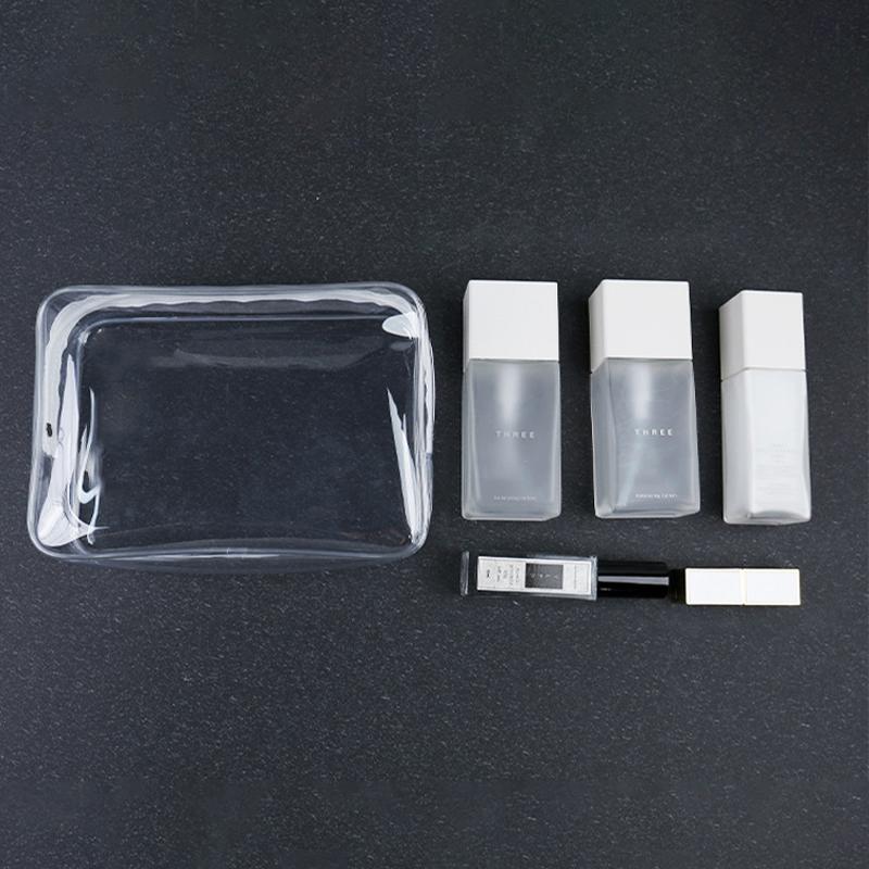1Pc Women Travel Clear Makeup Bag Organizer Transparent Pvc Cosmetic Bags Beauty Toiletry Make Up Pouch Wash Storage Bags Pouch