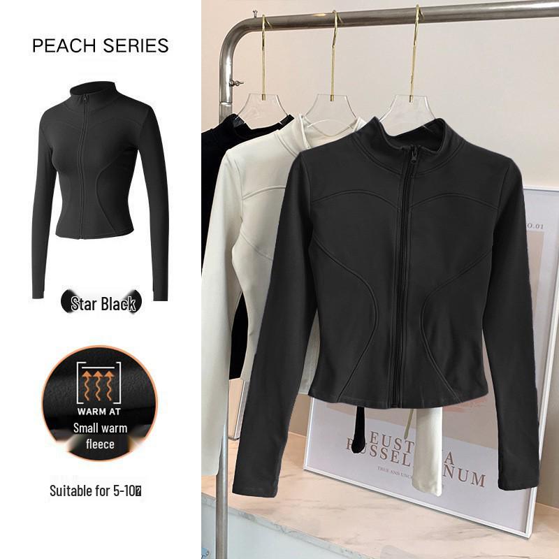 

Women s Slimming Velvet Long Sleeve Pilates & Yoga Fitness Jacket XXL