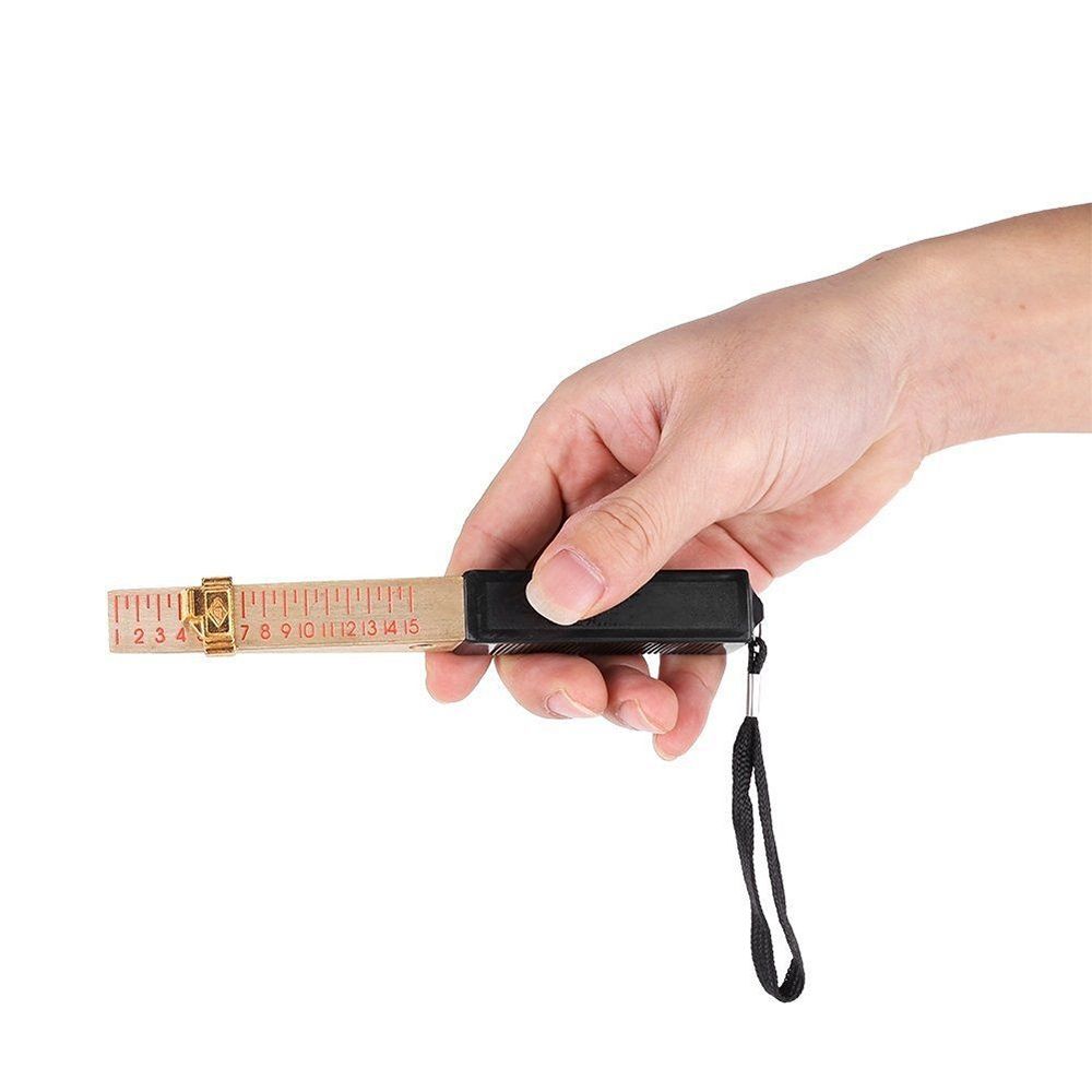 Inspection Engineer Cursor Measure Tool Wedge Shaped Detection Ruler Feeler Gauge Vernier Caliper