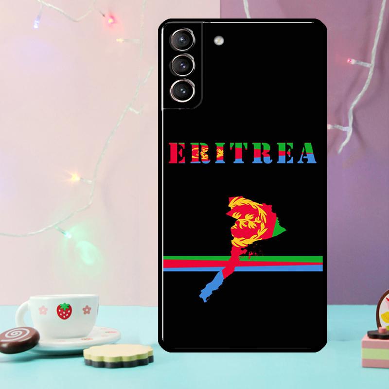 Eritrea Flag Phone Case For Samsung Galaxy S24 Ultra S20 S21 S22 S23 S25 Ultra S9 S10 Plus S24 FE Cover