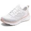 Skechers Edgeride Fashion Versatile Durable Low-Top Running Shoes Women Sneakers White 150471-WNT