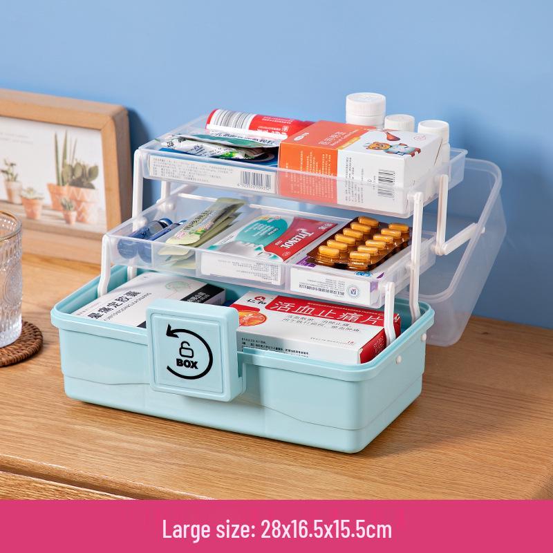Family Medicine Storage Cabinet - Large Capacity First Aid Kit