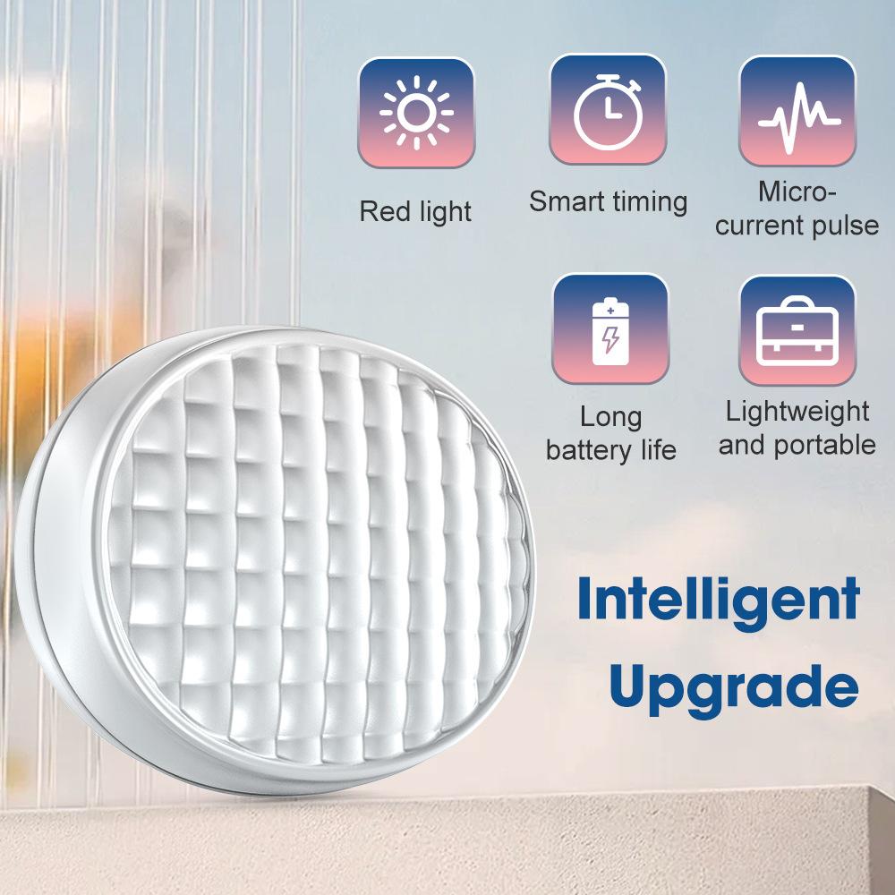 Eye Massager Red Light Hot Compress EMS Microcurrent Eye Instrument Lightens Dark Circles and Relieves Eye Fatigue