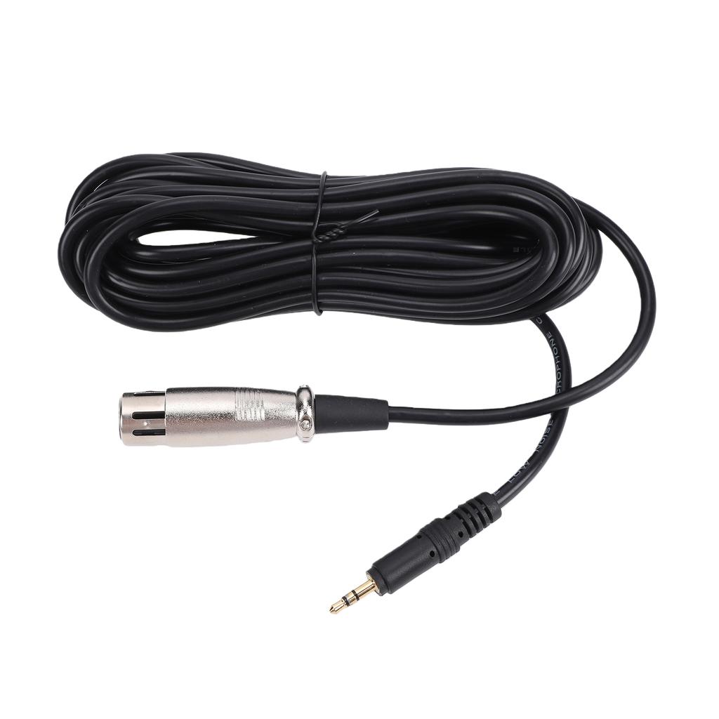 XLR to 3.5MM Cable 20 FT, OFC Microphone Adapter Cable Compatible with Condenser and Dynamic Microphones, Mixing
