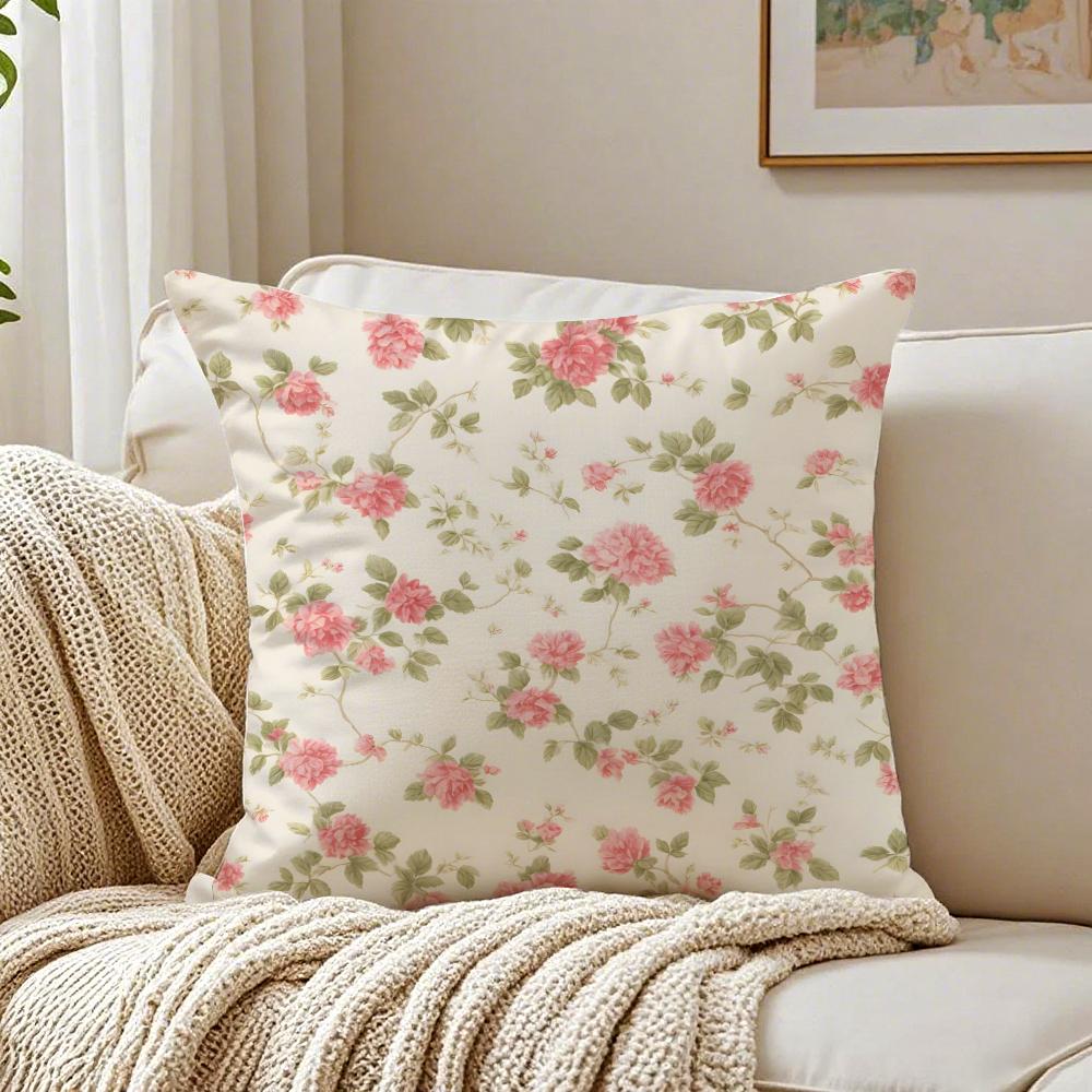 Frische Blumen Elegant Und Schön Einfache Kissenhülle Kissenbezug Milbenschutz Wohnzimmer Sofa Dekor Kissen Zimmer