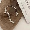 HL 925 Sterling Zilver Hoefijzer Gesp Halve Armband Dames Nieuwe Lichte Luxe Zilveren Armband