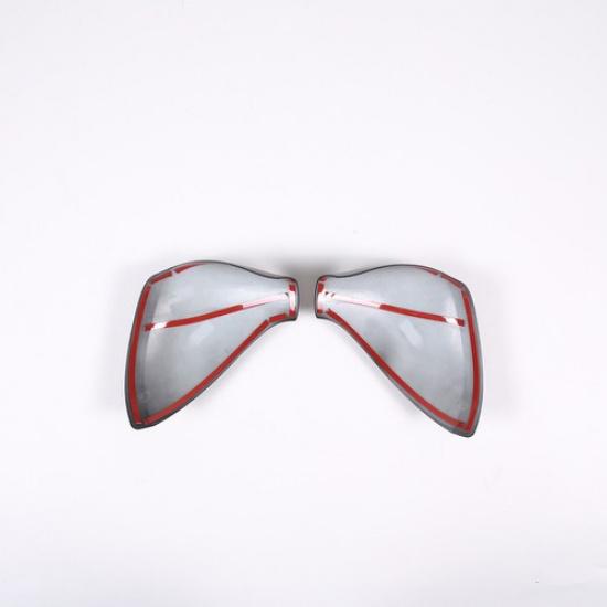 Matte Black Side Exterior Mirror Decorative Cover For Peugeot 207 308 2006-14